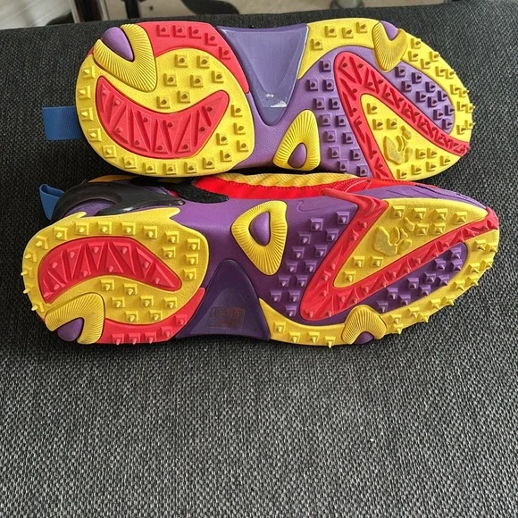 Vibrant Yellow and Red Sneakers - Picture 5 of 14